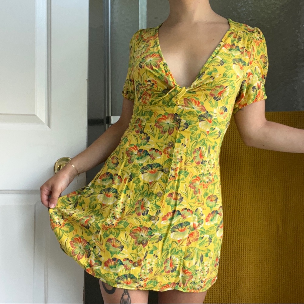 Urban Outfitters tropical dress